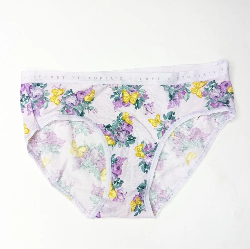 Victoria's Secret Floral Hipster Panties NWT XS